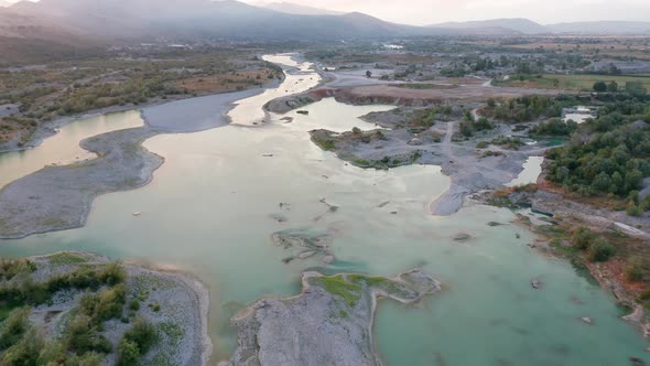 Sand and gravel extraction from river bed and banks causing severe impact on the environment