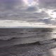 Sea Coast Waves on the Sandy Beach Sunset on the Sea Cloudy Weather - VideoHive Item for Sale