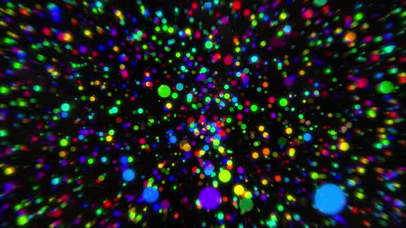 Moving through Bokehs - 4K alt