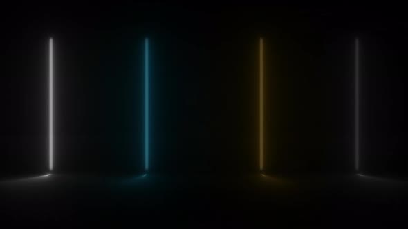 Concept 79-N1 Abstract Neon Lights Animation