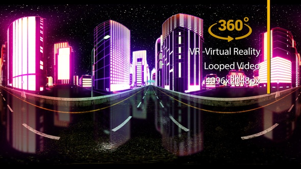 VR360 Trip On The Road City 04 Virtual Reality