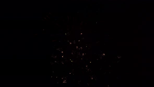 Flash of fireworks