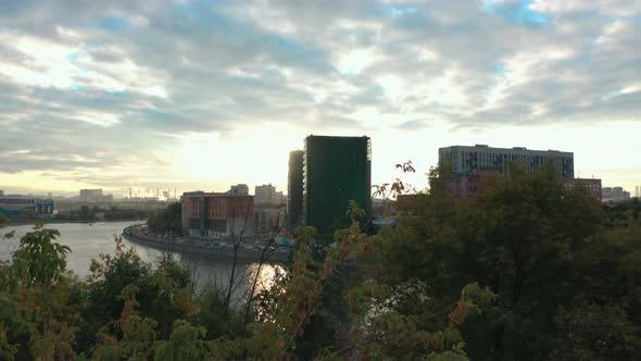 Aerial Shoot of the River