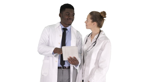 Intellectual Healthcare Professional Afro American Doctor