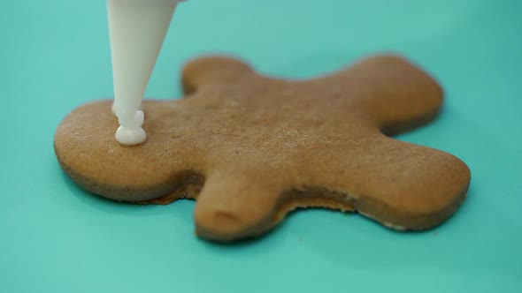 Ginger Biscuits With Icing