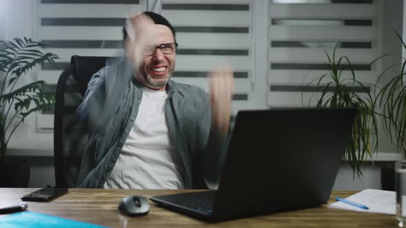 An Incredibly Joyful Man Read the Great News