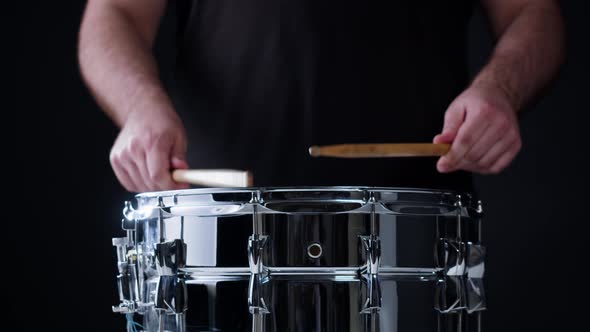 Playing Drums Closeup