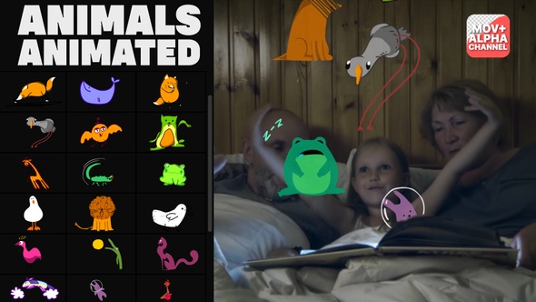 Animals Animated Sticker Pack