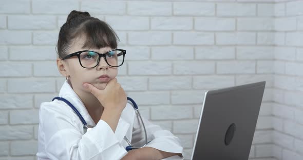 Pensive Child Doctor