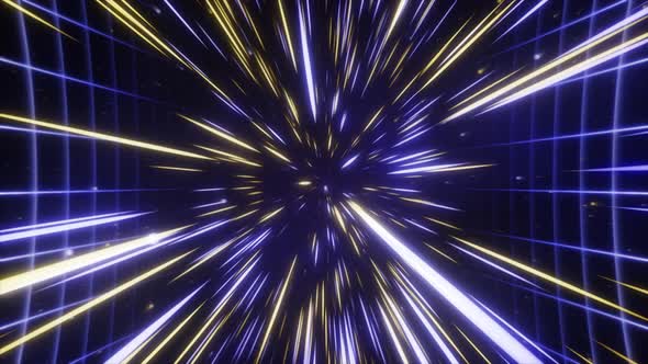 Hyperspace Jump in Outer Space with a Grid