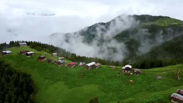 Pokut Plateau Rize Camlihemsin,Pokut plateau in the Black Sea and Turkey. Rize, Turkey