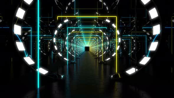 Neon Tunnel Loop