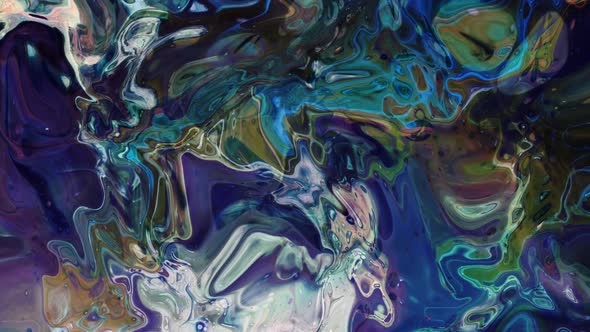 Abstract Water Paint Marble Liquid Background Animation