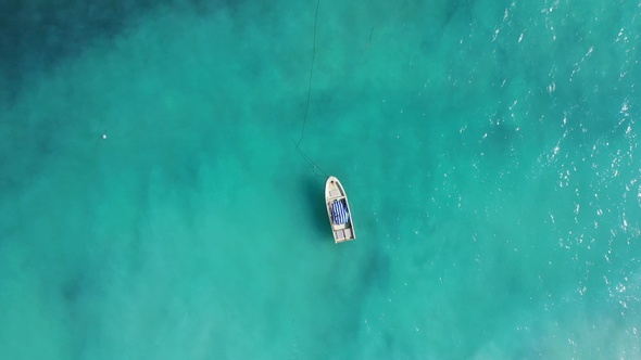 Fishing boats off the coast of Africa in the Indian Ocean