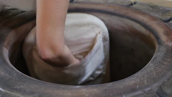 Baking Armenian Lavash in Tonir or Tandoor