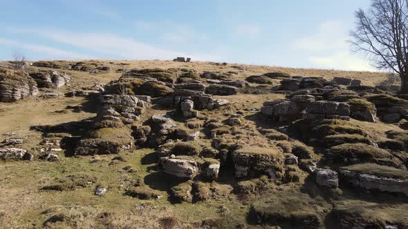 Typical rock formations of Lessinia