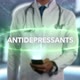 Antidepressants Male Doctor Hologram Treatment Word - VideoHive Item for Sale