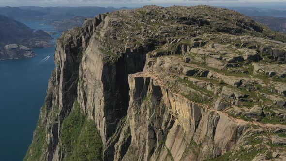 Pulpit Rock Preikestolen Beautiful Nature Norway