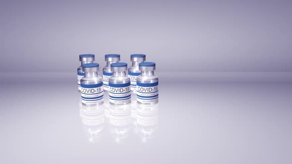 Bottles Coronavirus Vaccine COVID19 alt