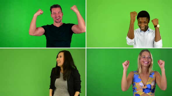  Compilation (Montage) - People Rejoice - Green Screen Studio