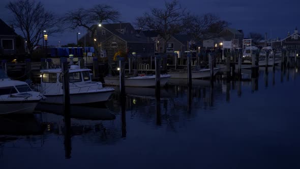 Nantucket Harbor Evening