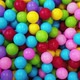 Background, plastic multi-colored balls. View from above. Children's dry ball pool. - VideoHive Item for Sale
