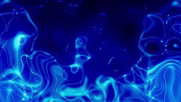 Abstract liquid blue shiny background. abstract waving background.