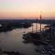Amusement park at golden hour in Stockholm - VideoHive Item for Sale