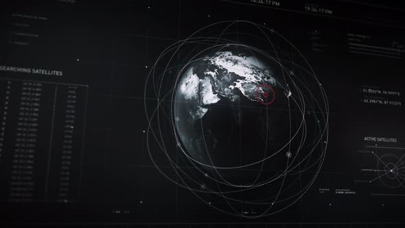 Search software has located the position of the global network above Asia alt