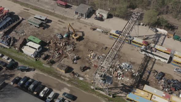 Scrap Metal Junkyard, Sorting Centre