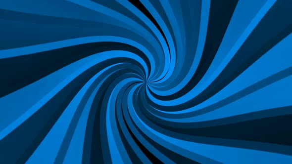 Blue Color Spiral Motion Background Animated