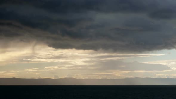 Storm Coming Over Sea