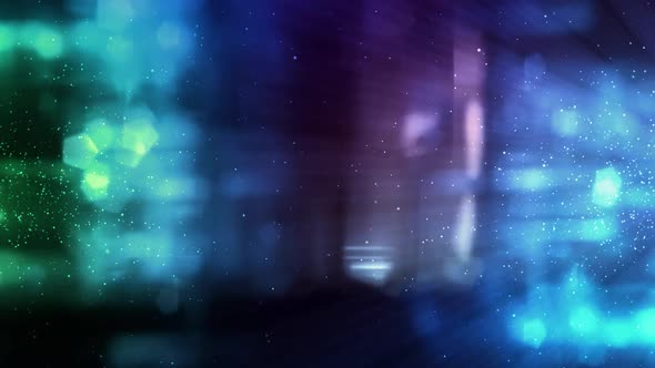 Bokeh Lights Particles Background