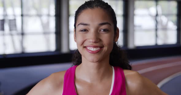 Portrait at a gym