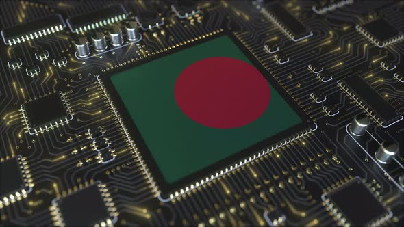 Details of Flag of Bangladesh on the Operating Chipset