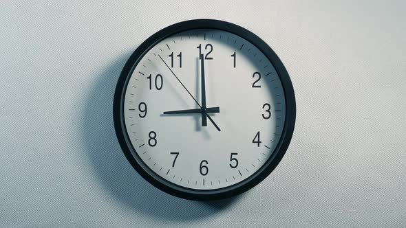 9 O'clock On Wall Clock Generic Environment