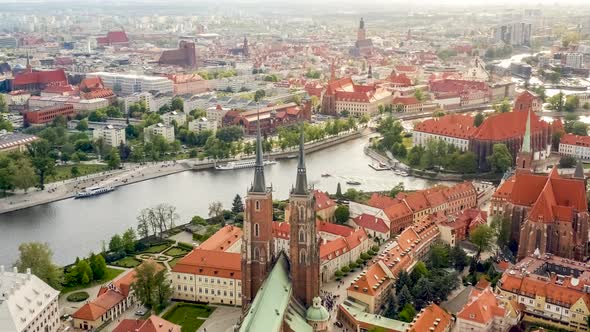 Cityscape of Wroclaw
