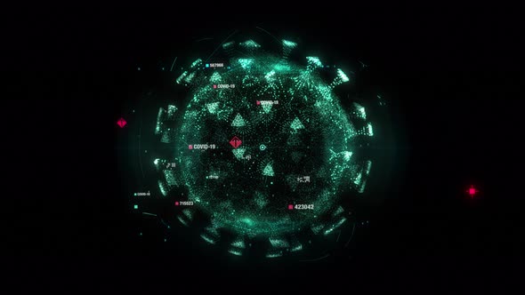 COVID-19 Coronavirus medical digital technology background alt
