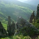 Famous Cliffs Shpici in Summer Ukrainian Carpathians - VideoHive Item for Sale