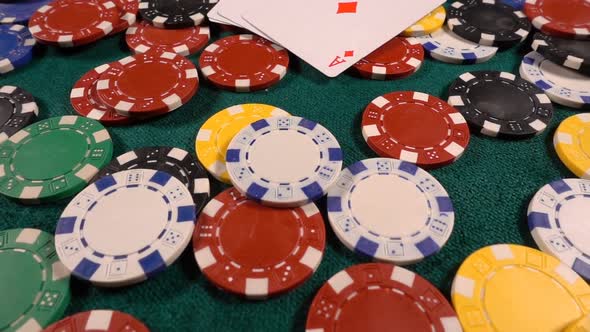 Gambling Money Chips And Poker Cards 2 alt