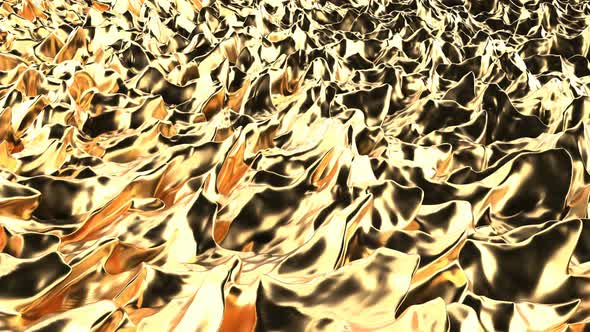 Soft Gold Wave Creative Abstract Background Fluid Art Able to Loop Seamless alt
