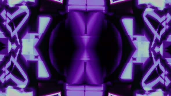 Abstract Rotaiting Purple Surreal Pulsating Futuristic Colorful Psychedelic Hypnotic VJ Seamless