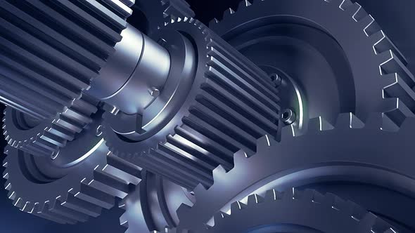 The Mechanism Consists Of Gears And Shafts alt