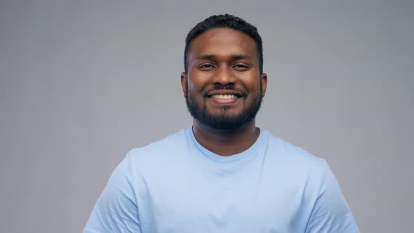 Portrait of Smiling Young African American Man