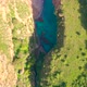 Aerial Top View on Lot of Driftwood in Bluer River on Aksu Canyon in AksuZhabagly Nature Reserve - VideoHive Item for Sale