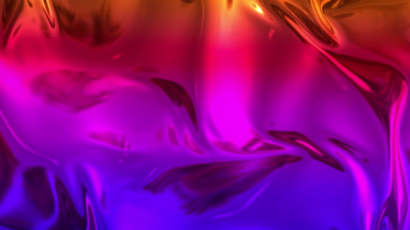 Animated Rainbow Metallic Gradient in