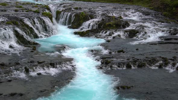 Bruarfoss Waterfall in Brekkuskogur Iceland