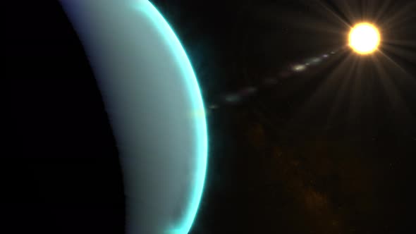 Uranus with Sun