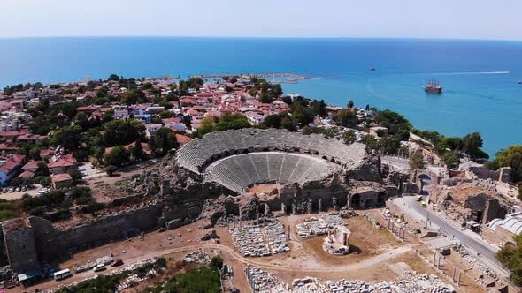 Ancient Theater and Demolished Ruins