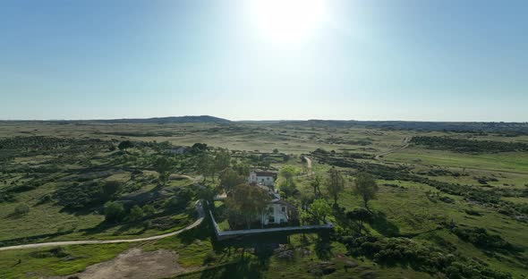 TEMPLAR HERMITAGE OF ALTAGRACIA IN GARROVILLAS DE ALCONETAR CACERES